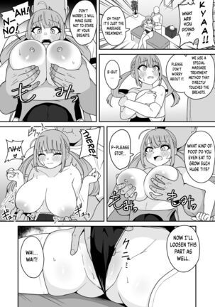 Massage-Ten de Sekuhara Sareru Aqua-chan | Aqua-chan Gets Sexually Harassed at a Massage Parlor