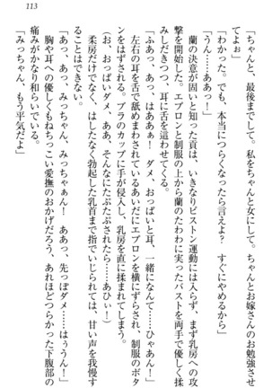 お嬢様姉妹はW嫁！ Page #116