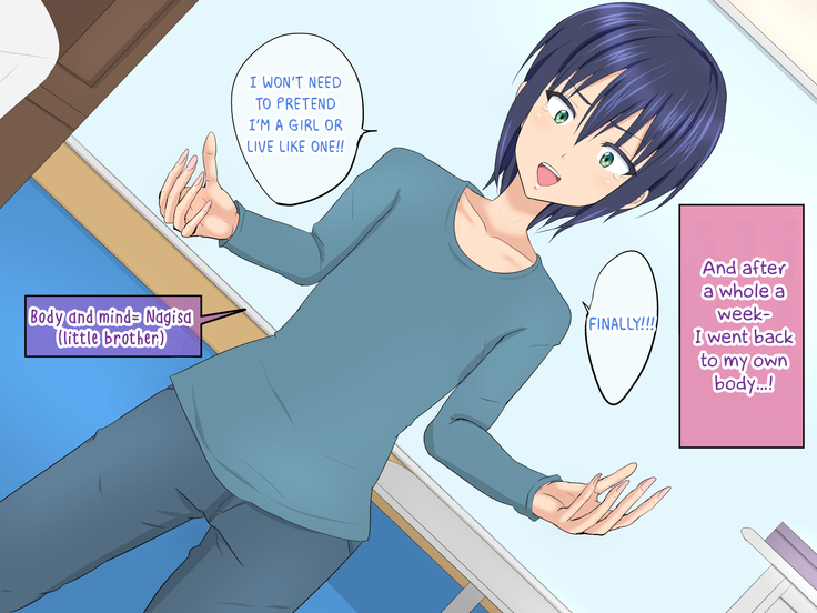 Irekawari de Otokonoko!? Bitch Gal na Ane no Sei de Onna ni Sareta Ore no Karada