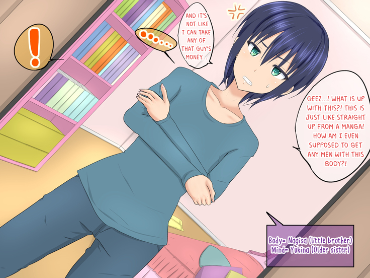 Irekawari de Otokonoko!? Bitch Gal na Ane no Sei de Onna ni Sareta Ore no Karada