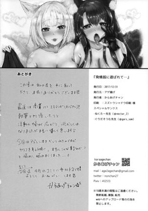 Hatsujou Kitsune ni Asobarete... - Page 17