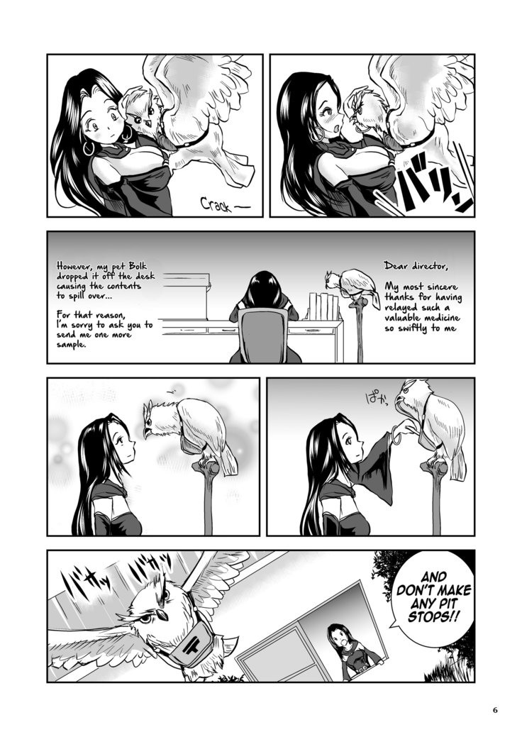 Parasitized Giant Slugs V.S. Sorceress of the Black Hair as Aura