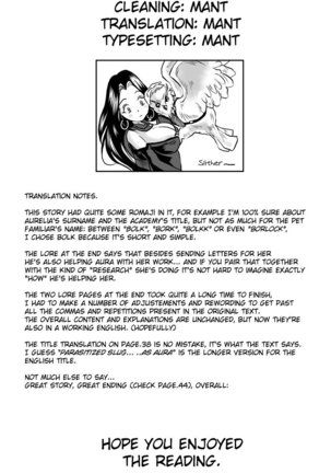 Parasitized Giant Slugs V.S. Sorceress of the Black Hair as Aura Page #47