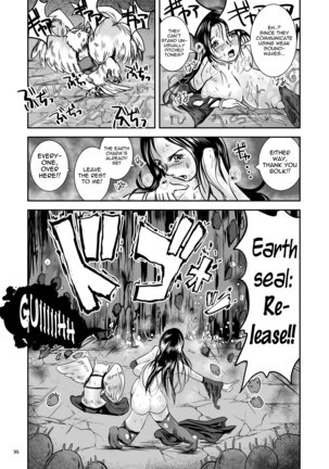 Parasitized Giant Slugs V.S. Sorceress of the Black Hair as Aura Page #35