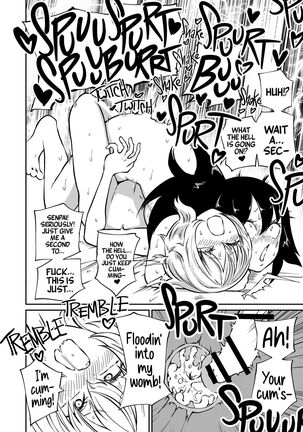 Doutei Futanari Senpai Bitch Kouhai no Amaama Fudeoroshi | Virgin Futanari Gets Cherry Popped by Her Slutty Junior Page #24