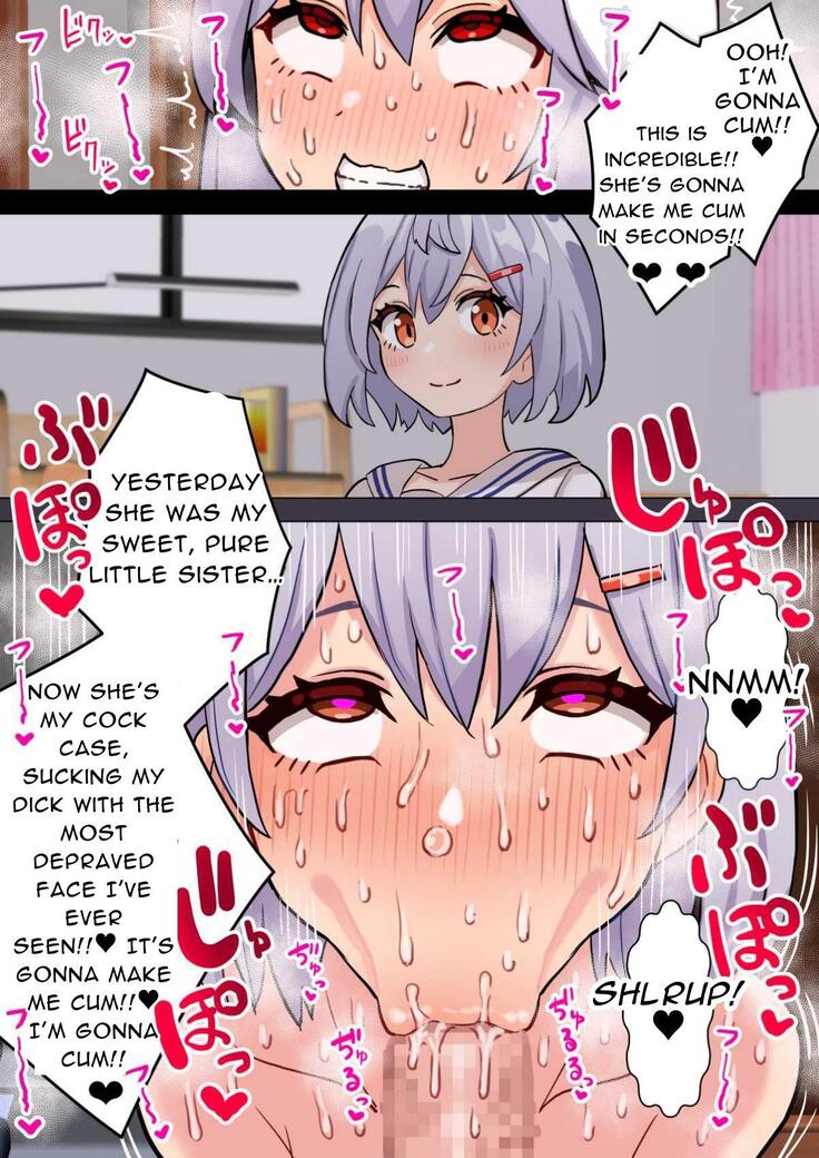 One Day, I Want To Be My Big Sister's Cock Case | Imouto o Chinpo Case ni Suru Koutense Futanari Onee-chan no Hanashi