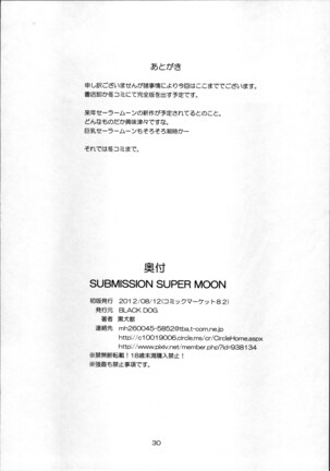 SUBMISSION-SUPER MOON Zanteiban - Page 30