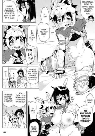 Senpai and My First! Monster Hunting Onee-shota Page #23