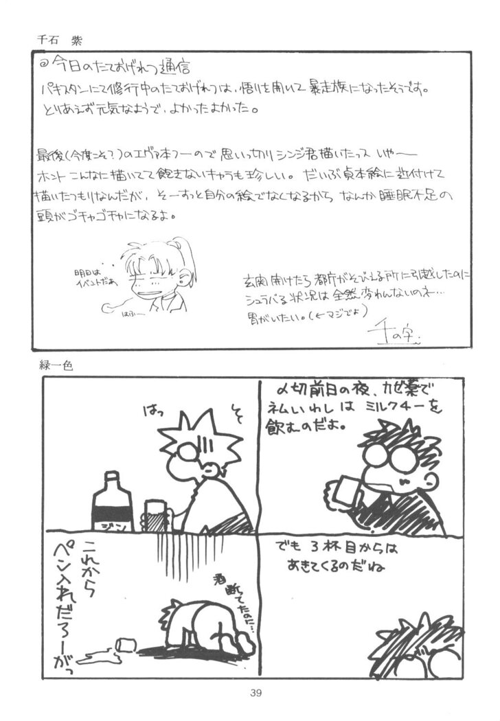 Tabeta Kigasuru Bangaihen EVANGELION COMIC CASTLE SPECIAL