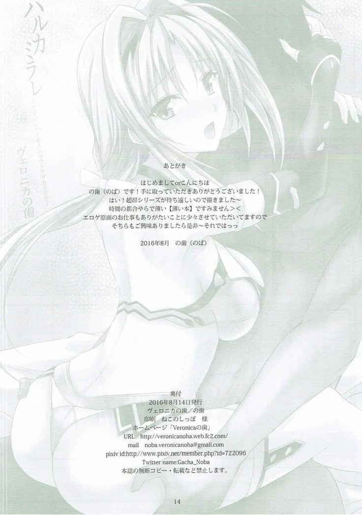 Haruka Mirare ~Akogare wa Aoi Shoudou o Karitate~