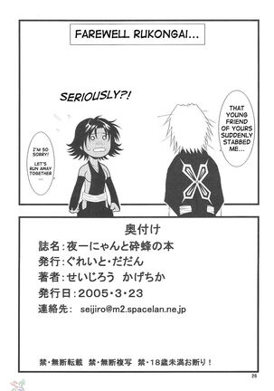 Yoruichi Nyan to Soi Fon no Hon - Page 25