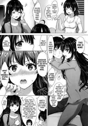 Yukinoshita Shimai to Iyarashii Futari no Himegoto. | The Naughty Secrets of the Yukinoshita Sisters. - Page 36