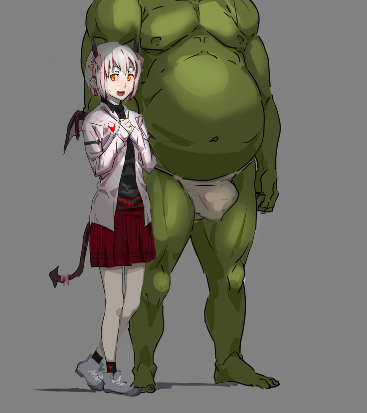 Tenshi-chan vs Orc-kun