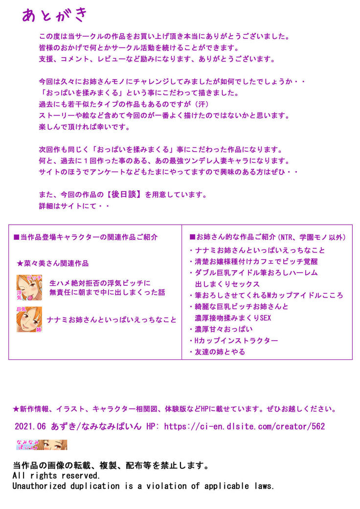 Tomodachi no Ane no Oppai o Momimakutta Kekka