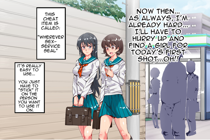 Ningen Ayatsuri Item - Dokodemo Fuuzoku Seal ~Harareta Shunkan, Zettai Fukujuu Mesu Dorei ni Naru Onna-tachi~