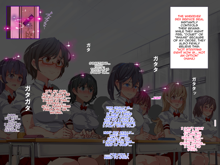 Ningen Ayatsuri Item - Dokodemo Fuuzoku Seal ~Harareta Shunkan, Zettai Fukujuu Mesu Dorei ni Naru Onna-tachi~