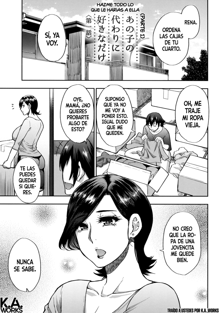 Anoko no Kawari ni Sukinadake Ch. 1 | Hazme todo lo que le harías a ella Ch. 1