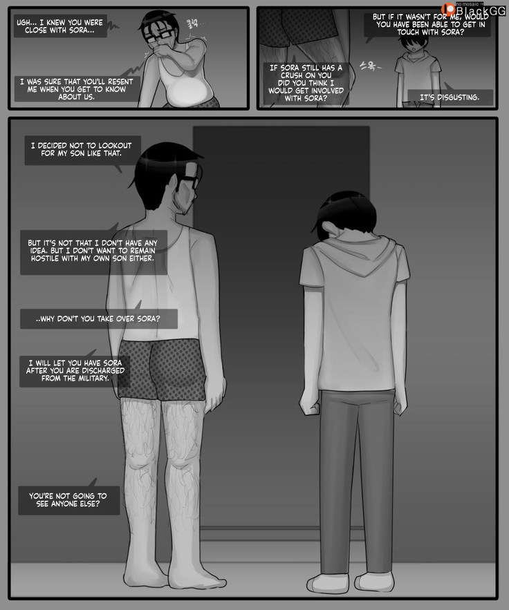 The story of a childhood friend becoming father's lover 1