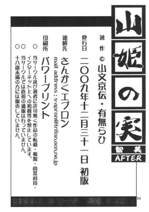 Yamahime No Mi Satomi -After- Page #34
