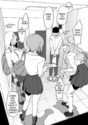 Gal to Elevator ni Tojikomerareta | Trapped in an Elevator With a Bunch of Gals Page #5