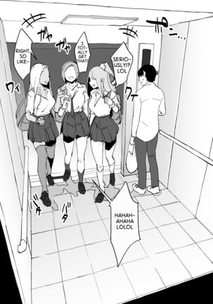 Gal to Elevator ni Tojikomerareta | Trapped in an Elevator With a Bunch of Gals Page #2