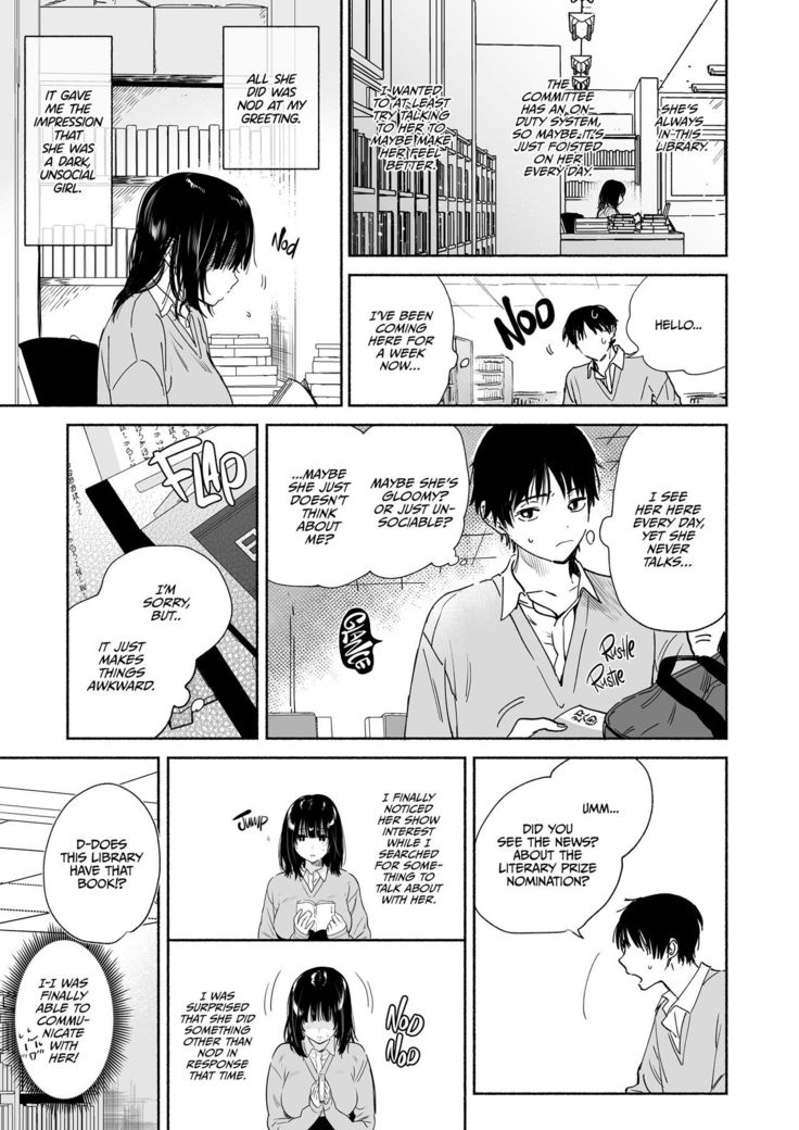 Mukuchi na Tosho Iin to Sex Zuke. | Addicted to Sex With a Taciturn Library Committee Member
