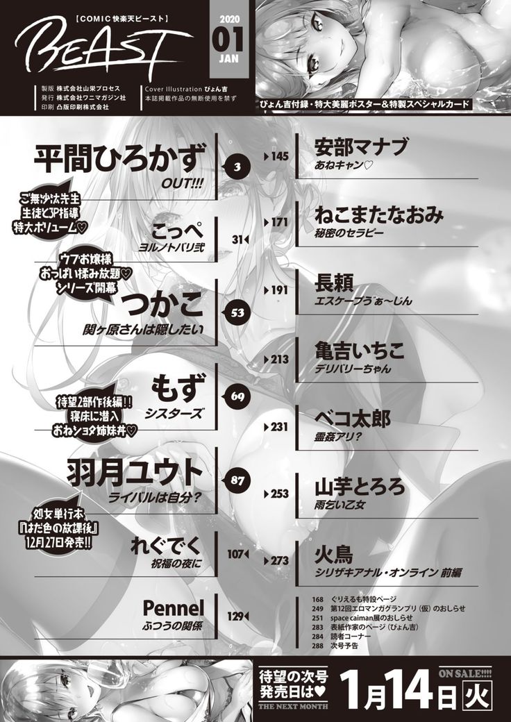 COMIC Kairakuten BEAST 2020-01
