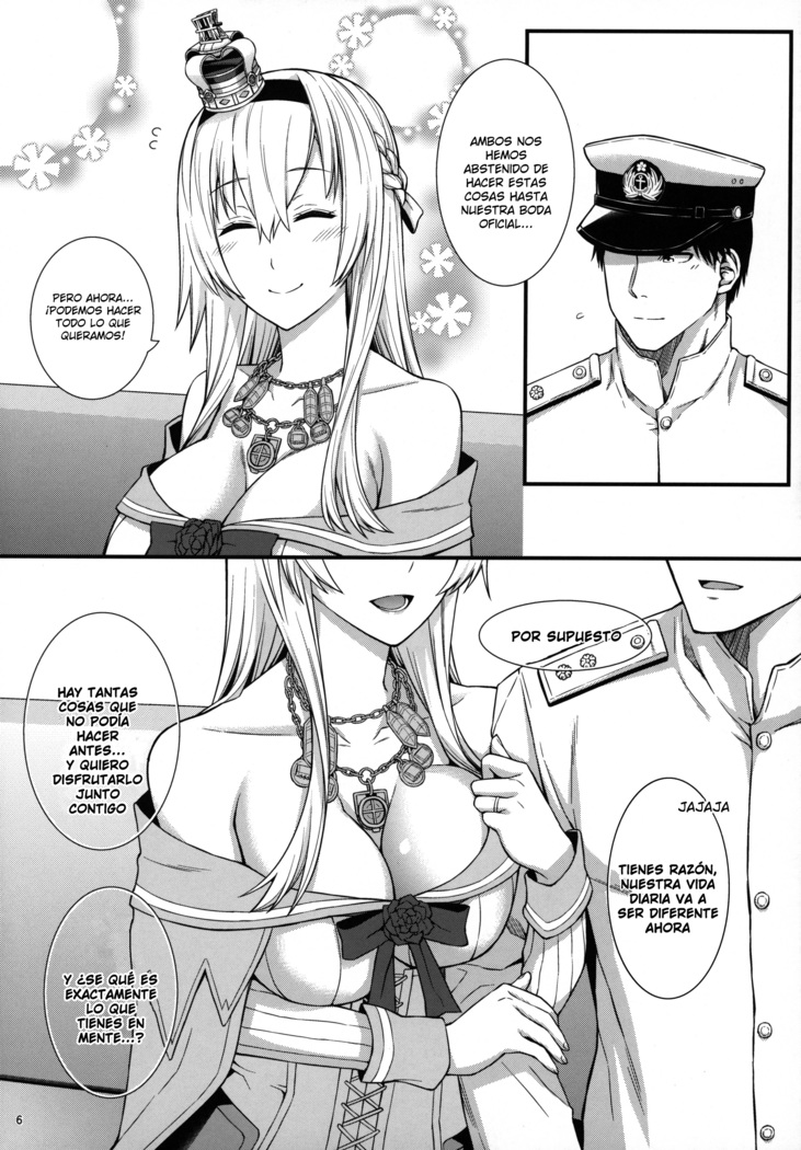 Guerra-Sama Wa Seiyoku Ga Tsuyoi. - Su Majestad Warspite tiene un fuerte deseo sexual