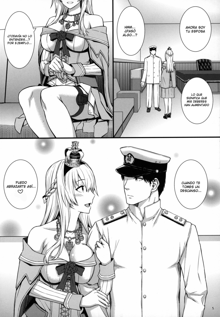 Guerra-Sama Wa Seiyoku Ga Tsuyoi. - Su Majestad Warspite tiene un fuerte deseo sexual