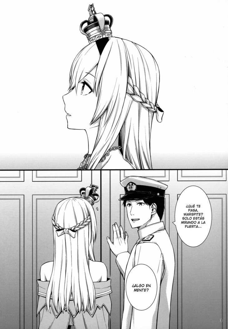 Guerra-Sama Wa Seiyoku Ga Tsuyoi. - Su Majestad Warspite tiene un fuerte deseo sexual