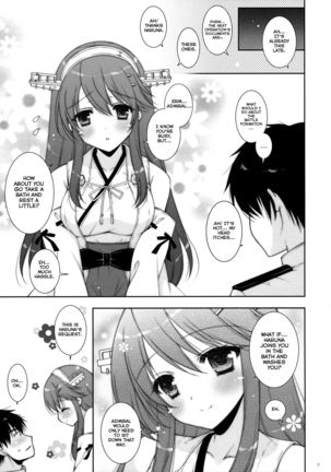 Ware, Haruna to Ofuro ni Totsunyuu su!!  | Plunging into the Bath with Haruna   =NSS= Page #5