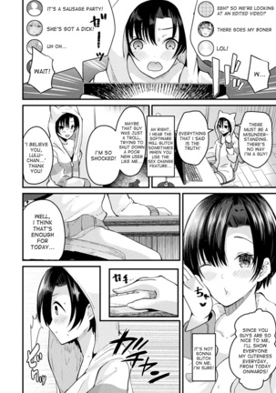 Nyotaika Shite Onna Haishinsha ni Naru | Turn into a girl and do a livestream! - Page 4