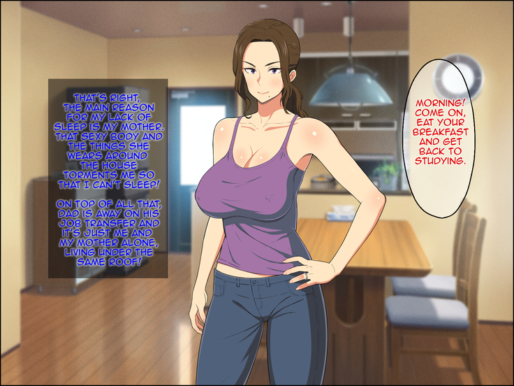 Ore no Kaa-san ga Muchimuchi Bakunyuu de Gaman Dekinai | Because of my Mother's Big Tits I Can't Control Myself
