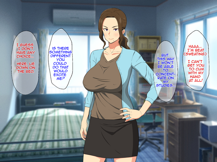 Ore no Kaa-san ga Muchimuchi Bakunyuu de Gaman Dekinai | Because of my Mother's Big Tits I Can't Control Myself