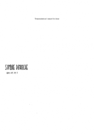Sombre Dimanche - English