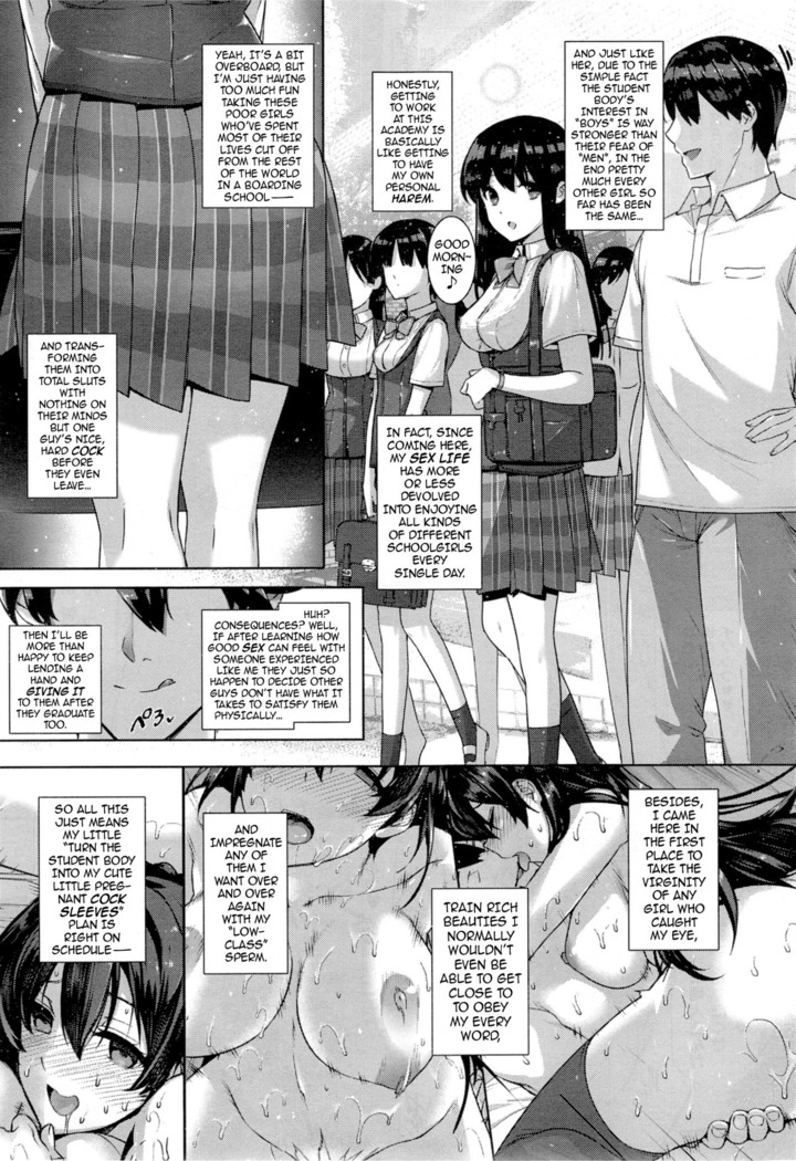 Amatsuka Gakuen no Ryoukan Seikatsu | Angel Academy's Hardcore Dorm Sex Life 1-2, 3.5-5