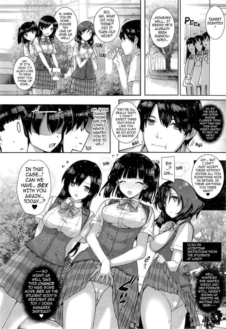 Amatsuka Gakuen no Ryoukan Seikatsu | Angel Academy's Hardcore Dorm Sex Life 1-2, 3.5-5