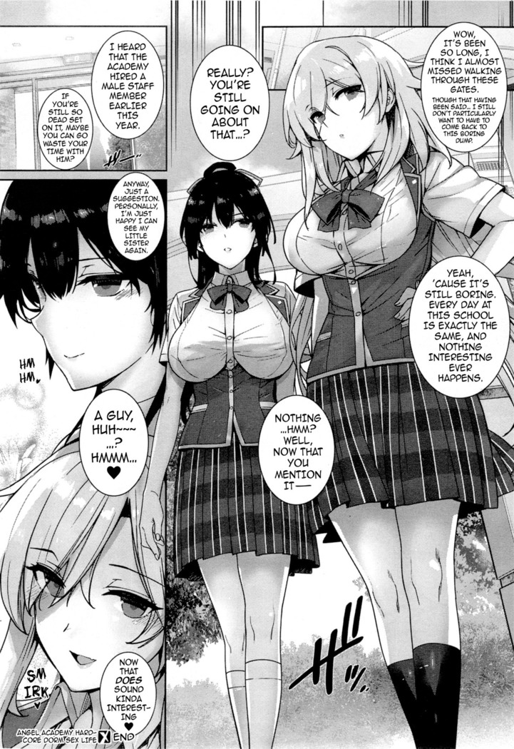 Amatsuka Gakuen no Ryoukan Seikatsu | Angel Academy's Hardcore Dorm Sex Life 1-2, 3.5-5