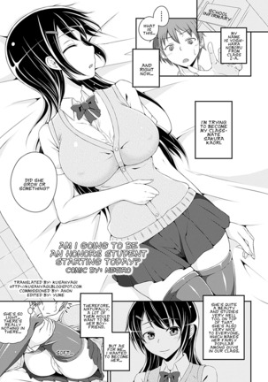 Kyou kara Yuutousei | Am I Going To Be An Honors Student Starting Today? - Page 1