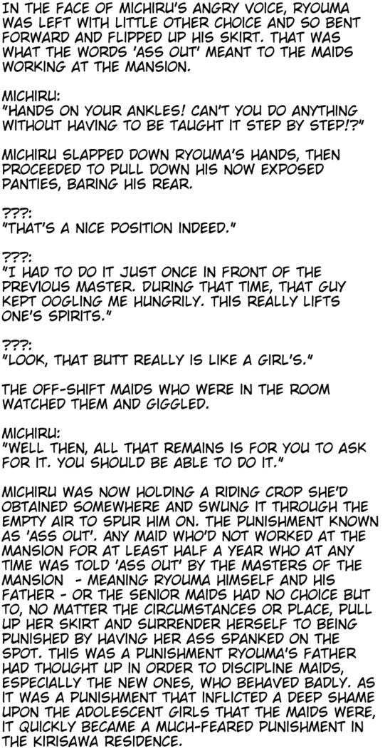 The M-to-F'ed son of a distinguished family - The spoiled rotten brat who was made a maid -