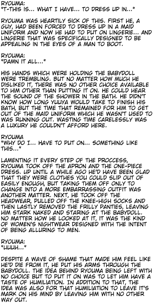 The M-to-F'ed son of a distinguished family - The spoiled rotten brat who was made a maid -