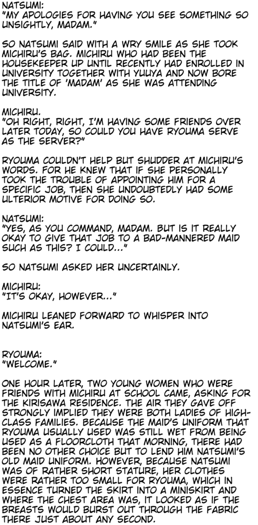 The M-to-F'ed son of a distinguished family - The spoiled rotten brat who was made a maid -