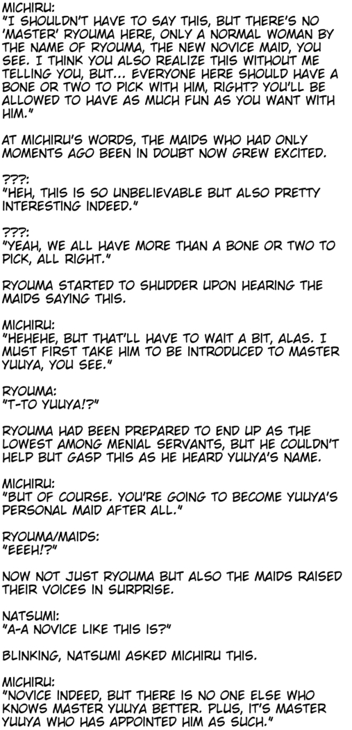The M-to-F'ed son of a distinguished family - The spoiled rotten brat who was made a maid -