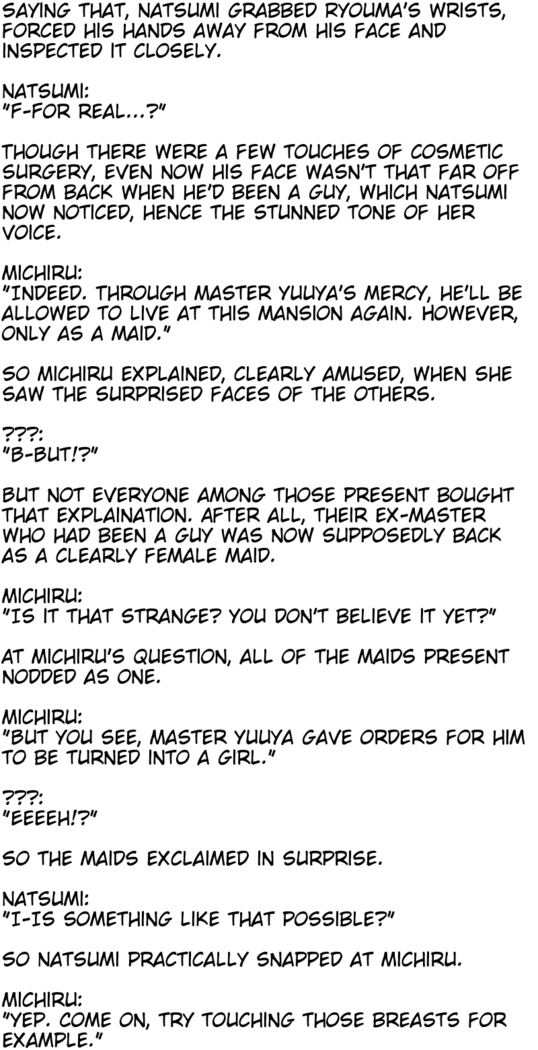 The M-to-F'ed son of a distinguished family - The spoiled rotten brat who was made a maid -