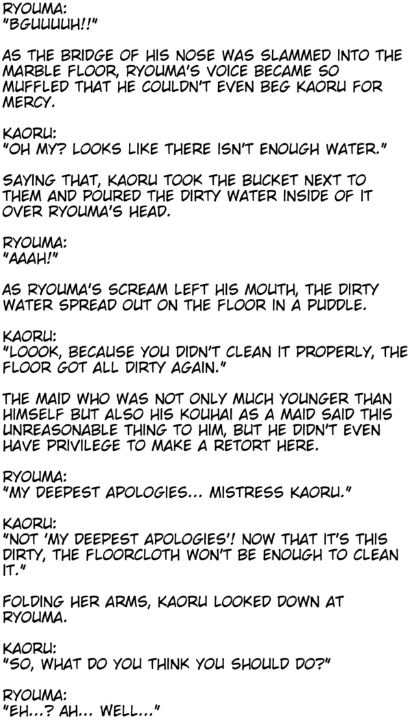 The M-to-F'ed son of a distinguished family - The spoiled rotten brat who was made a maid -