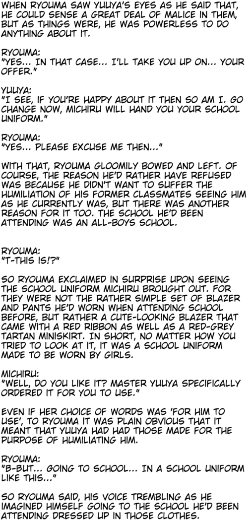 The M-to-F'ed son of a distinguished family - The spoiled rotten brat who was made a maid -