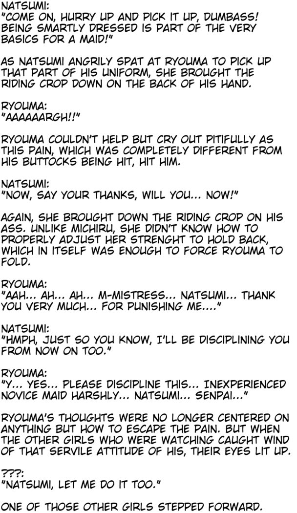 The M-to-F'ed son of a distinguished family - The spoiled rotten brat who was made a maid -