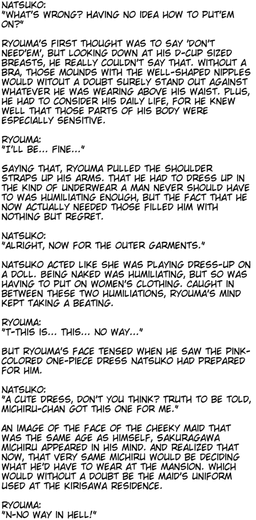 The M-to-F'ed son of a distinguished family - The spoiled rotten brat who was made a maid -