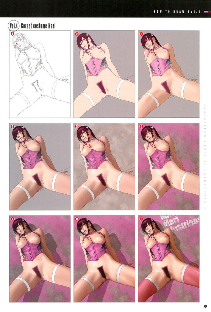 SENSUAL Vol.12 EVA GIRLS ILLUSTRATIONS 4