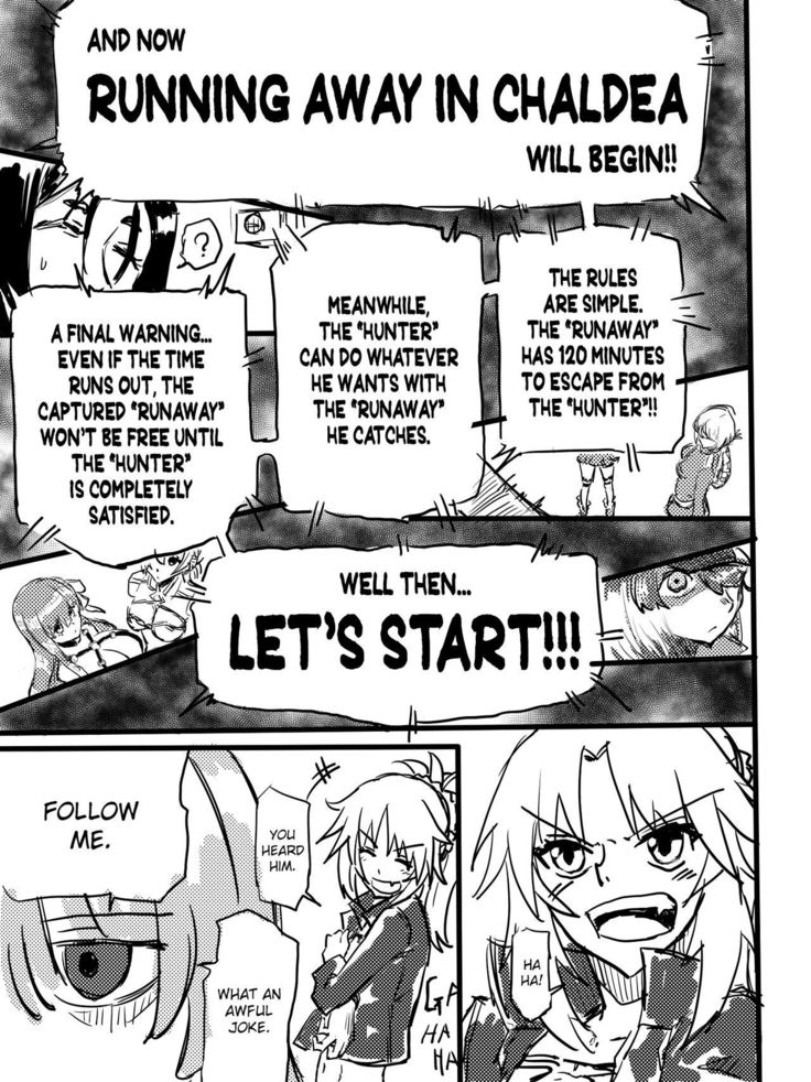 Tousouchuu in Chaldea  | Running away in Chaldea